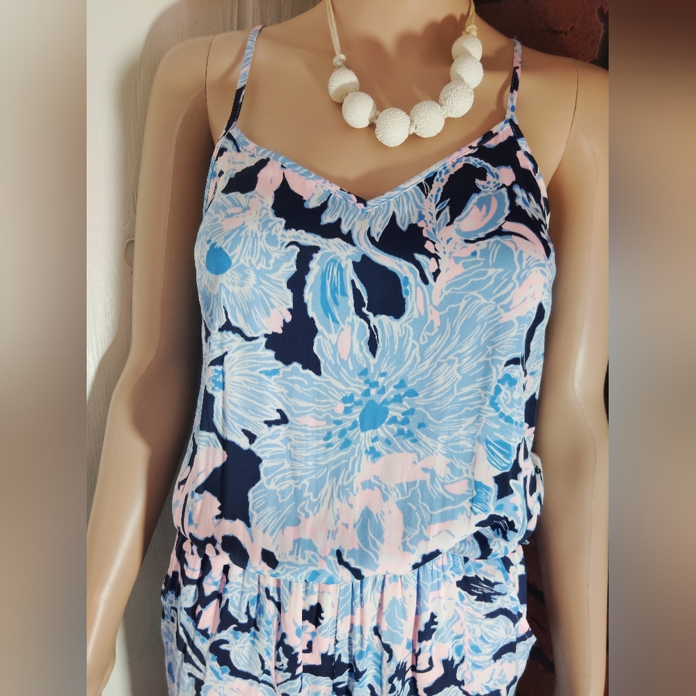LILLY PULITZER, Pim Floral Jumpsuit. Size XXS - Picture 3 of 9
